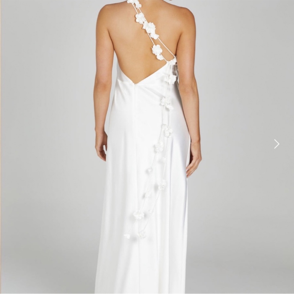 Meshki white one shoulder floral dress - XS/US 2 - never worn tags still intact - Picture 2 of 9